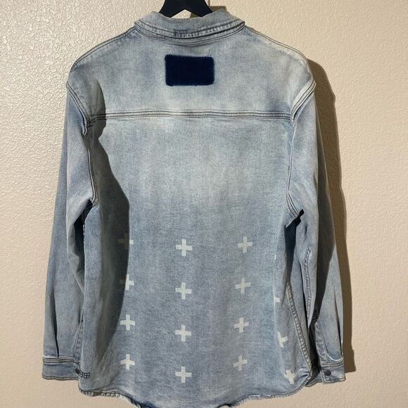 Ksubi Faded Blue Shirt Jacket - Picture 2 of 6
